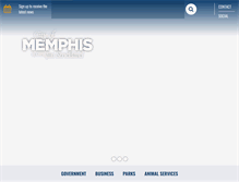 Tablet Screenshot of memphistn.gov